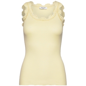 Rosemunde RWBabette Long Lace Top, Pastel Yellow